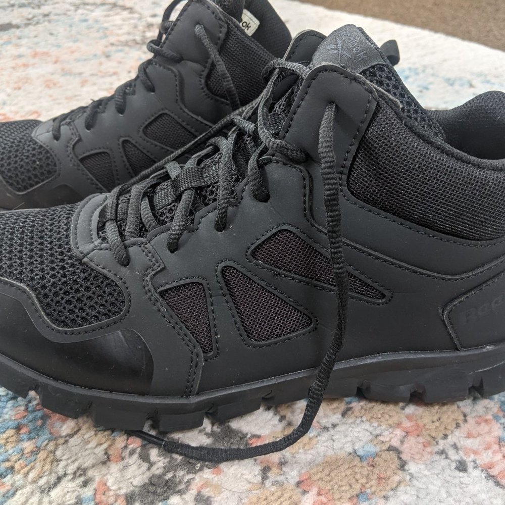 Reebok Black High Top Work Boots